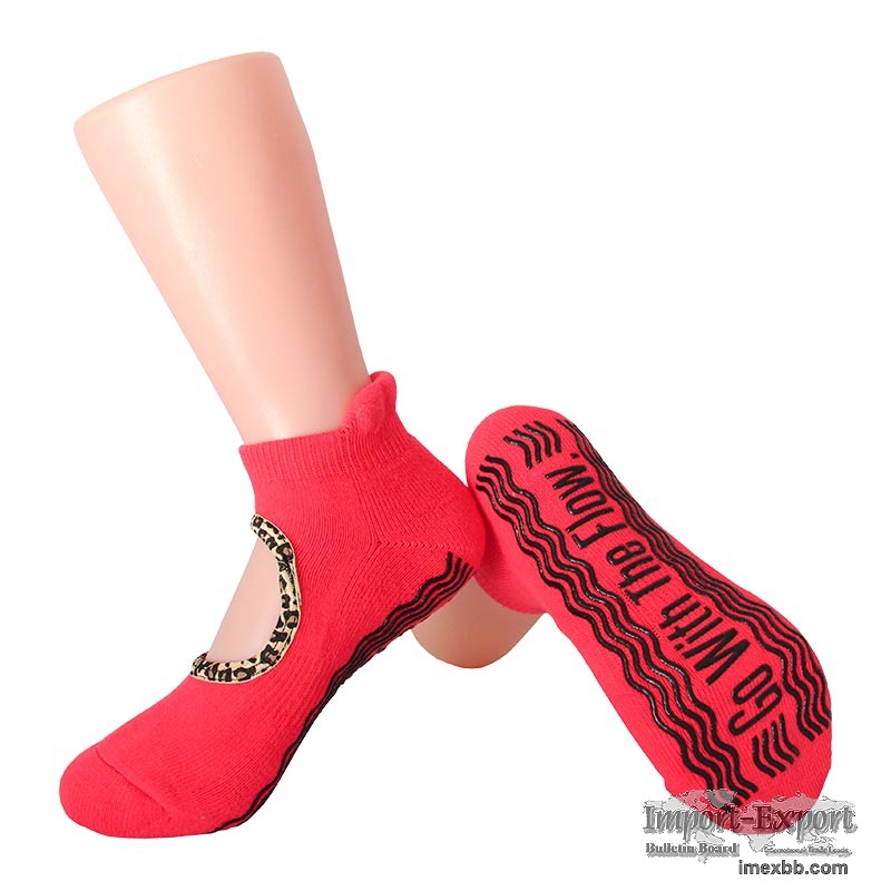 Custom Mary Jane Yoga Socks With Grips