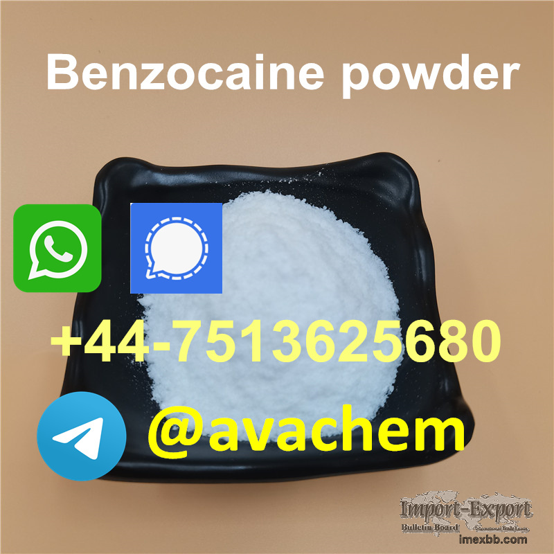 Benzocaine crystal powder 40 or 200 mesh benzocaine,Whatsapp:+44-7513625680