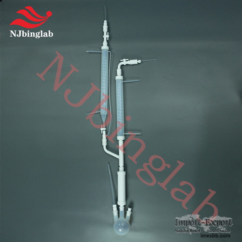 NJbinglab PFA distillation filtration reflux apparatus,HF resistant