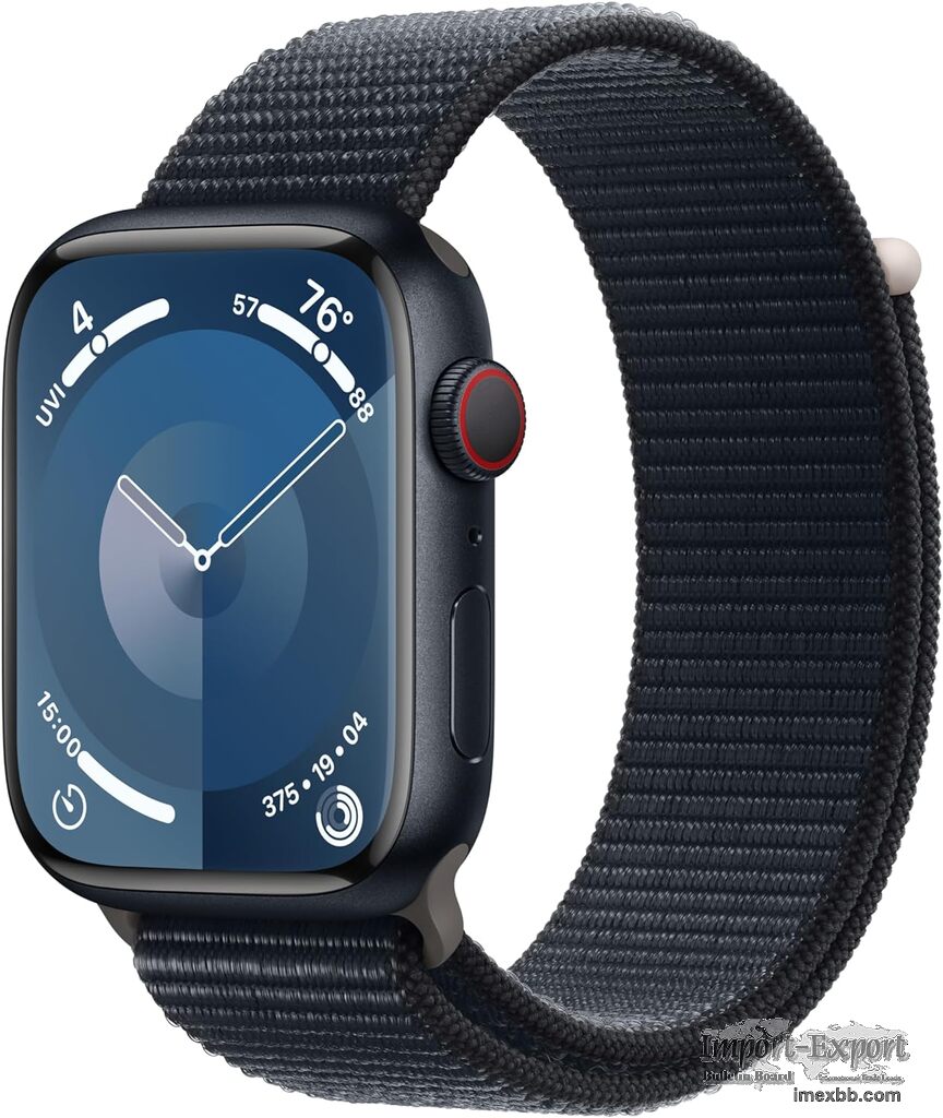 Apple Watch Series 9 [GPS + Cellular 45mm] Smartwatch with Midnight Alumin