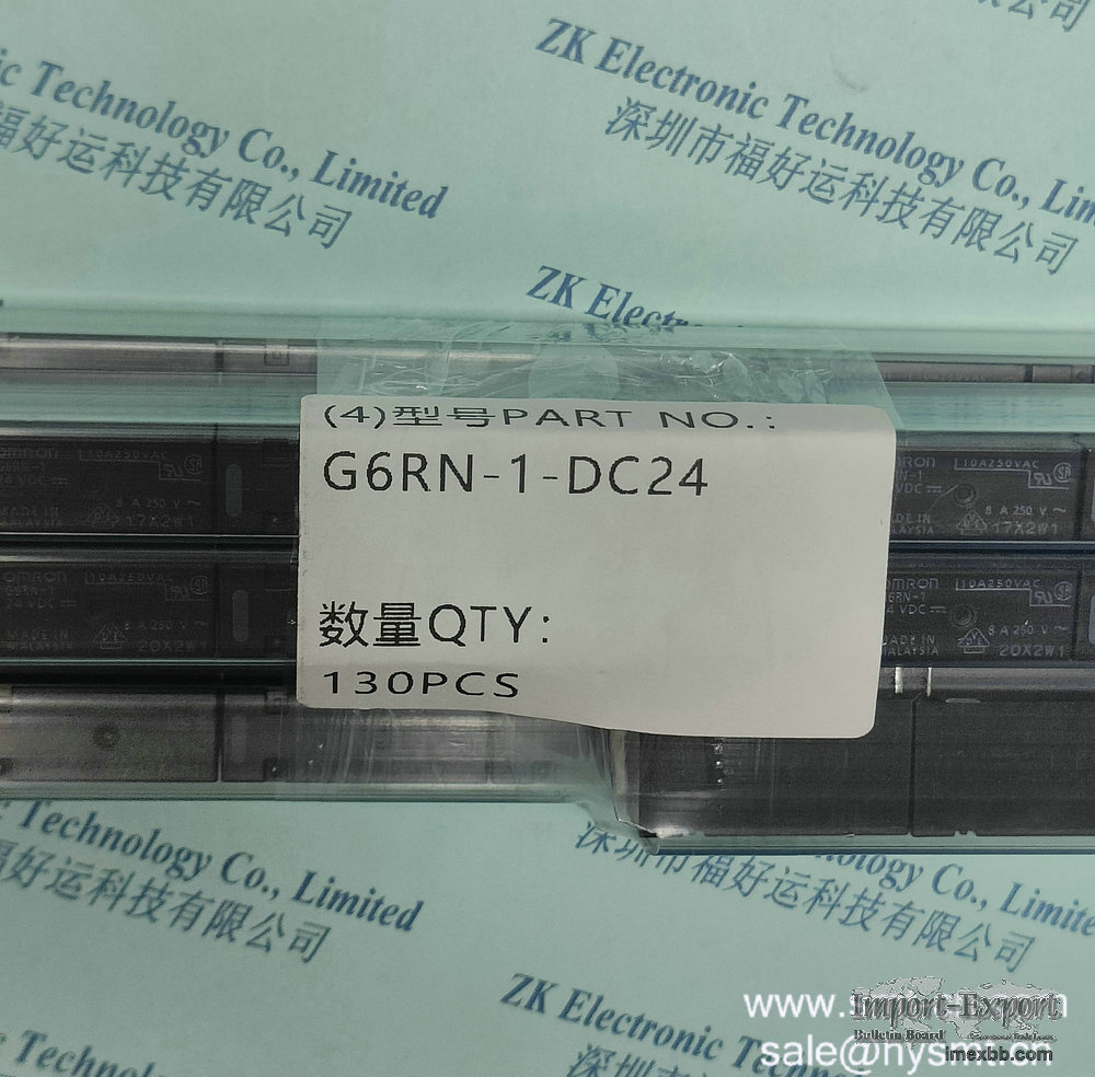 G6RN-1-DC24 OMRON package DIP-5 RELE 24V 8A SPDT PTH