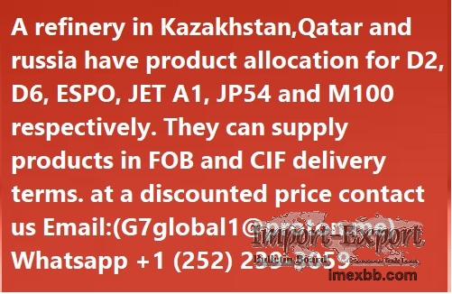 supply products in FOB and CIF delivery terms.