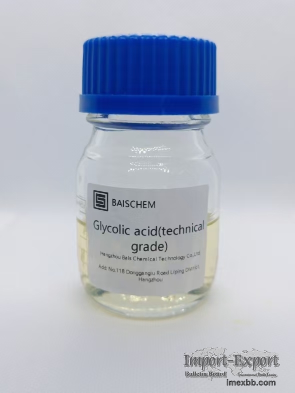 Glycolic Acid 70% (technical grade) , Industrial Cleaning Agent, Descaling 