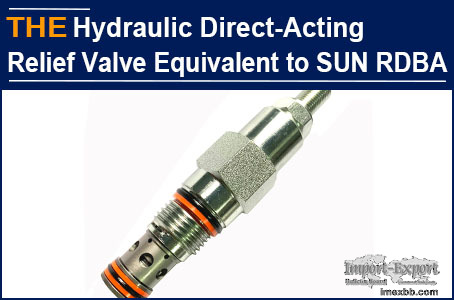 For Hydraulic Direct-Acting Relief Valve equivalent to SUN RDBA, AAK receiv