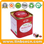 Custom Tea Tin Can Box Container Canister Caddy With Printing For Wholesale