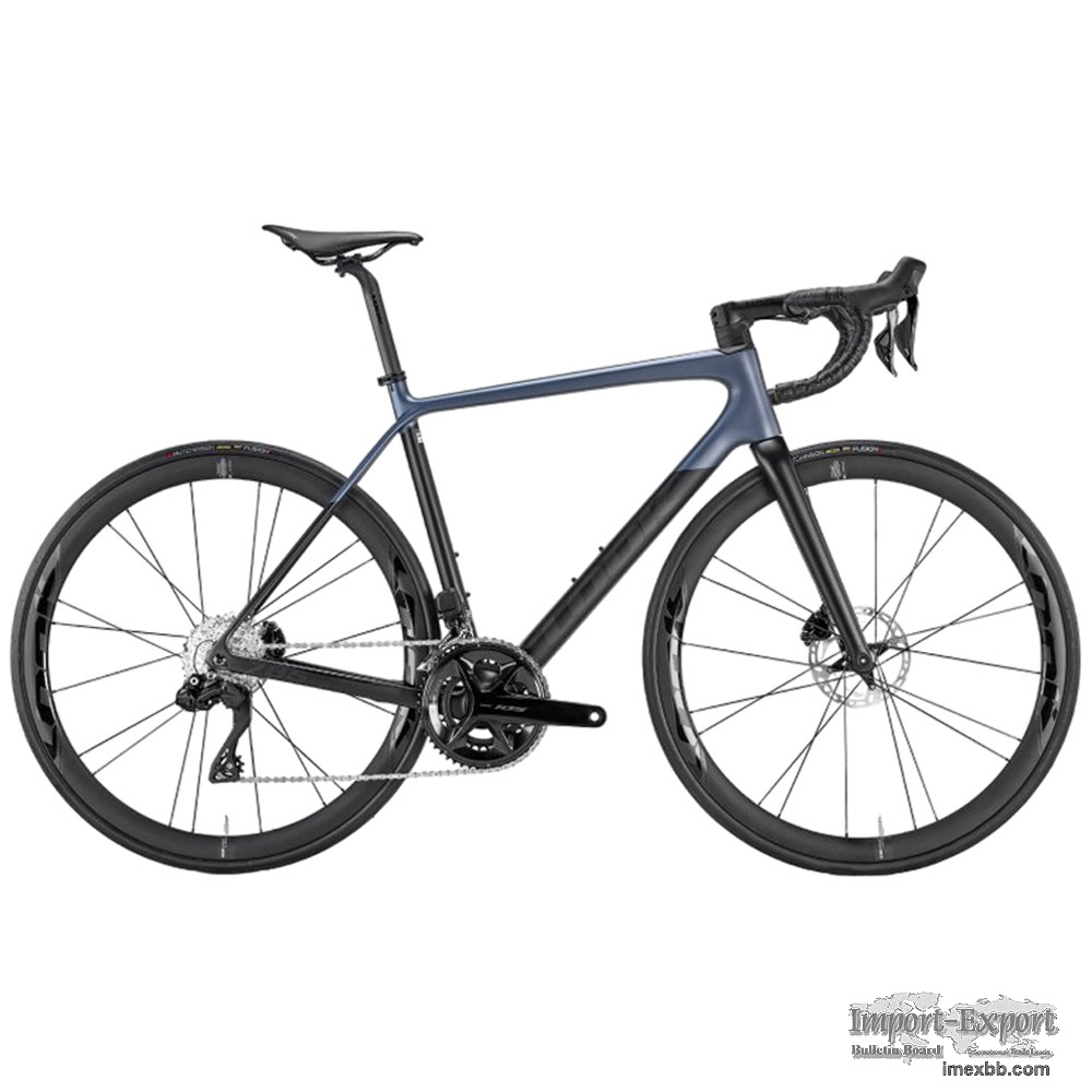 Look 785 Huez Grey Blue Satin - Road Bike - 2024 (RUNCYCLE)