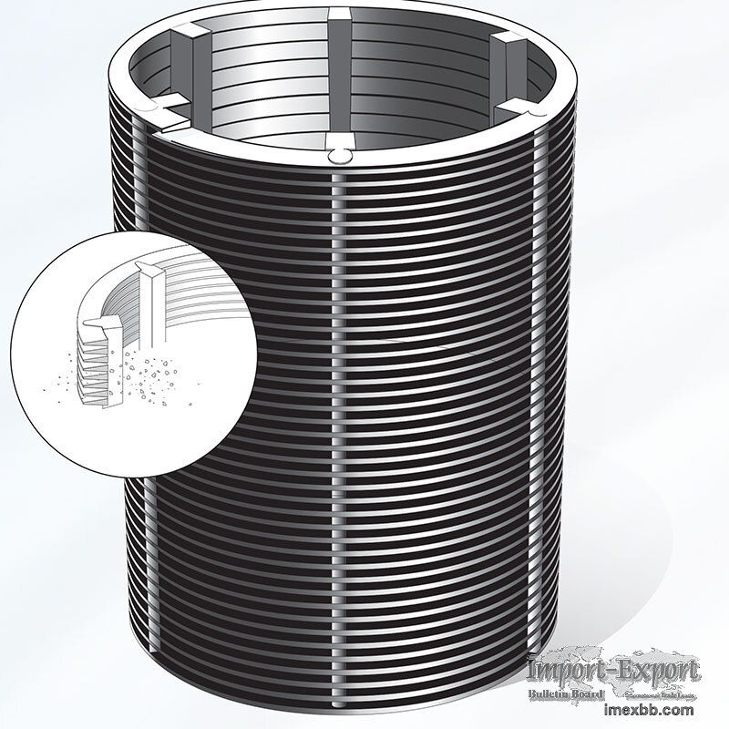 Stainless Steel Wedge Wire Screen Cylinder