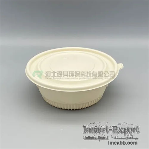 1000ml Corn Starch Disposable Soup Container TQ-1000D