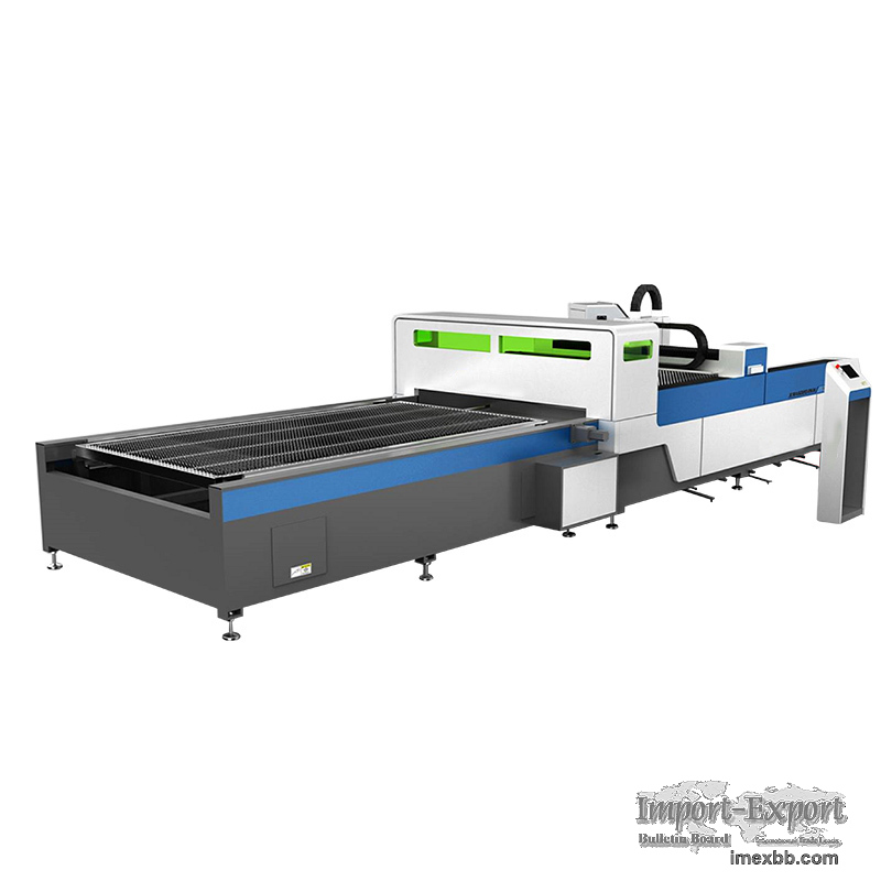 Semi-enclosed Sheet Metal Fiber Laser Cutting Machine with Exchange Platfor