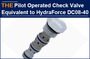 AAK Hydraulic Pilot Operated Check Valve is equivalent to HydraForce DC08-4