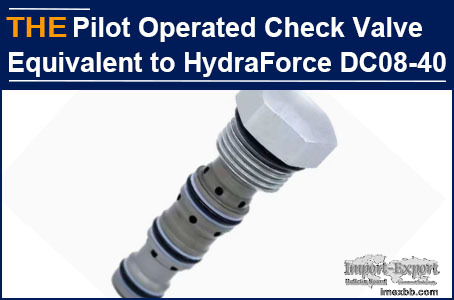 AAK Hydraulic Pilot Operated Check Valve is equivalent to HydraForce DC08-4