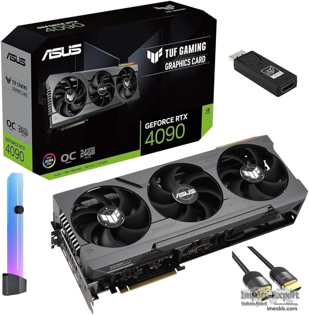 ASUS TUF RTX 4090 OC Graphics Card (PCIe 4.0, 24GB 384Bit GDRR6X, HDMI 2.1a