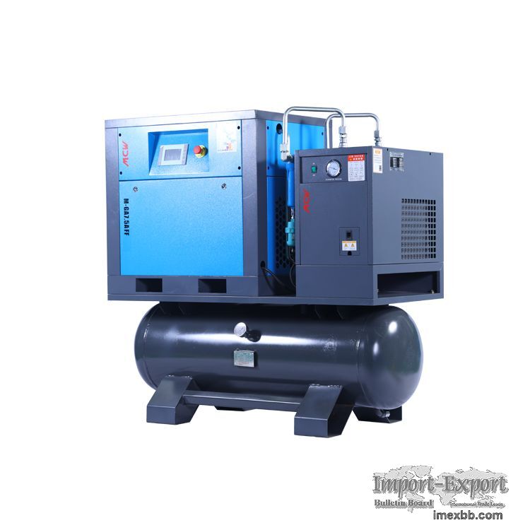 MDW-15KW 20hp All In One Fixed Speed Screw Compressor With Dryer