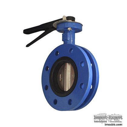 CAST IRON U TYPE FLANGE BUTTERFLY VALVE