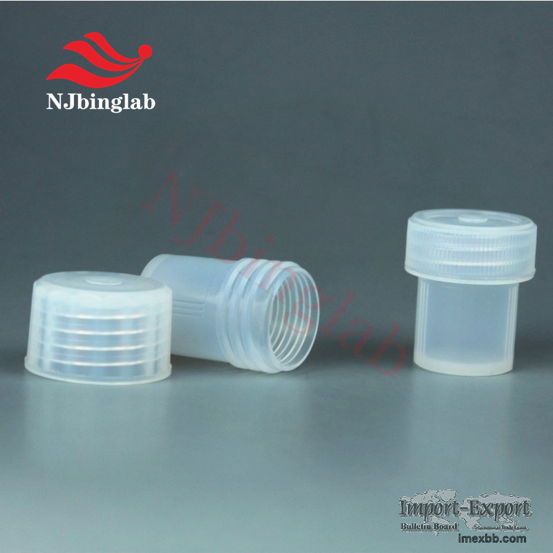 PFA 7ml 15ml Vials Screw Cap with Various Bottoms