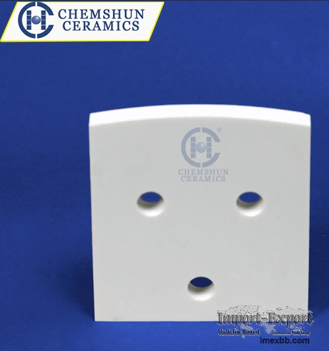 Chemshun Industry Alumina Ceramic Plain Tiles as Alumina Wear Plate