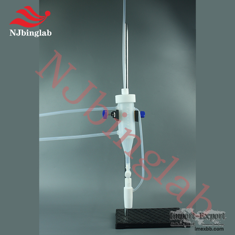 NJbinglab PFA constant pressure dropper funnel with condenser