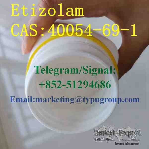  Etizolam CAS:40054-69-1  Telegram/signal:+852-51294686