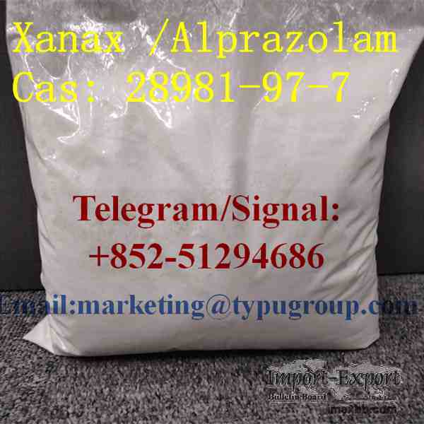 Xanax /Alprazolam cas: 28981-97-7 Telegram/signal:+852-51294686