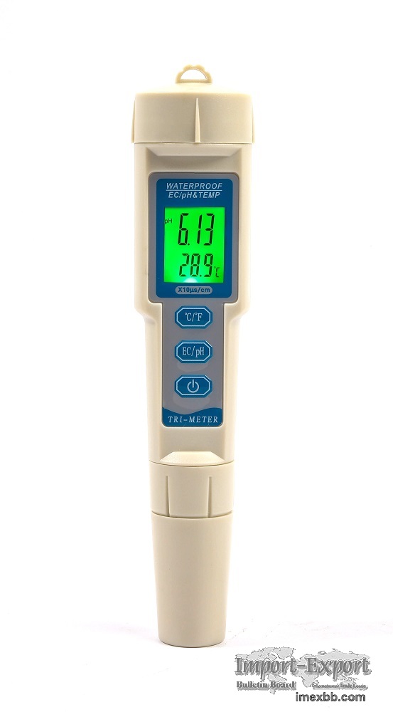 EC-3587 Waterproof pH/EC &Temperature Meters