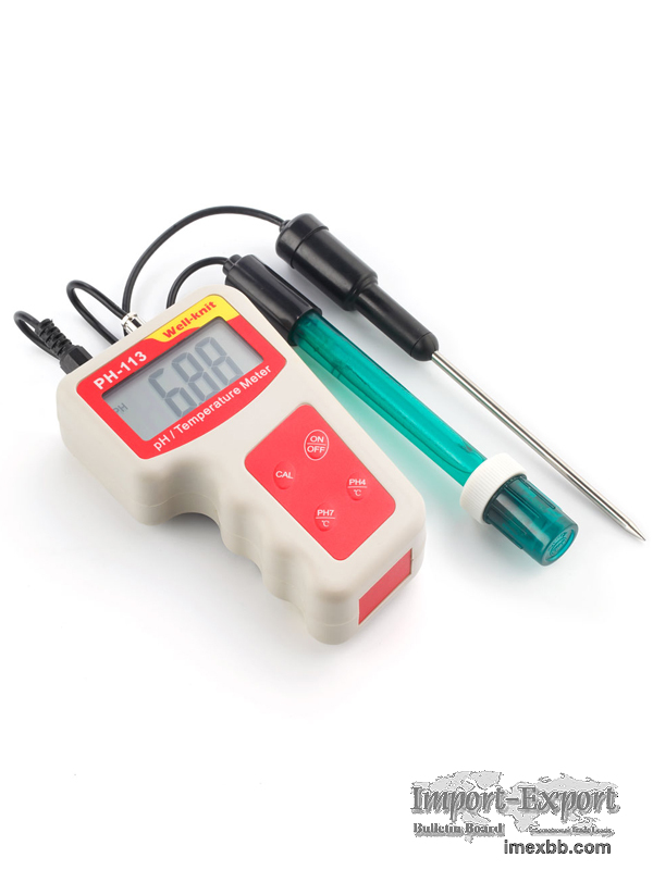 KL-113 Portable pH/Temperature meter