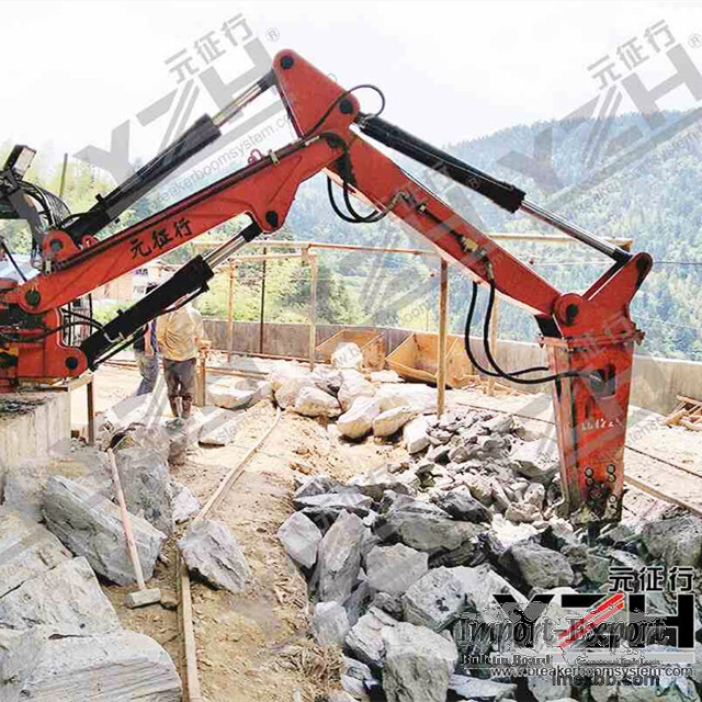  YZH Fixed Rockbreaker Boom System