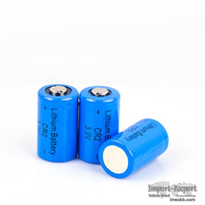 CR2 Cylindrical Li-MnO2 Battery with High Power