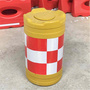 PE rotational molding circular road anti-collision bucket