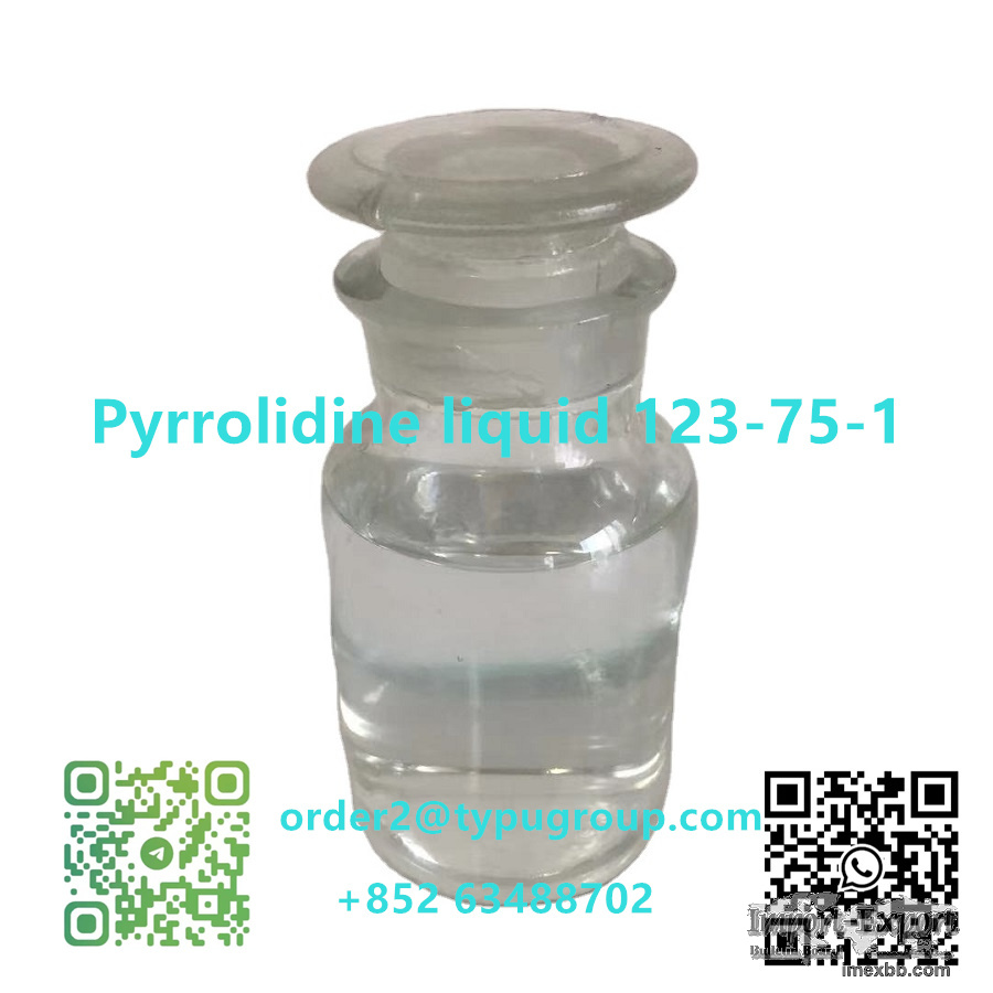 Pyrrolidine liquid CAS 123-75-1 telegram: +852 46595418 Snapchat: lycreic7 