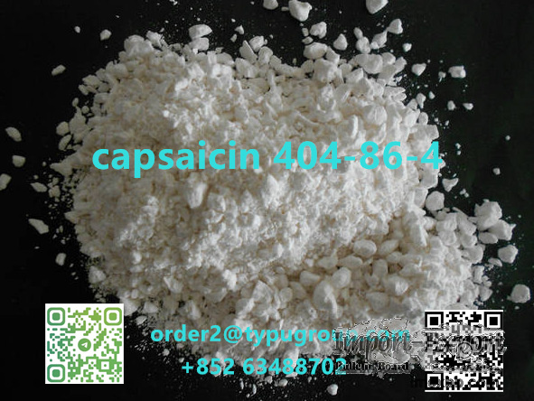 capsaicin 404-86-4 telegram: +852 46595418 Snapchat: lycreic7 signal：+852 6