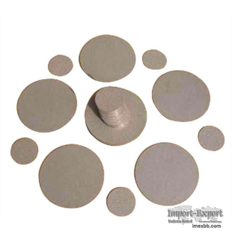 Sintered Filter Discs:  Ideal Filter Element for Accurate Filtration