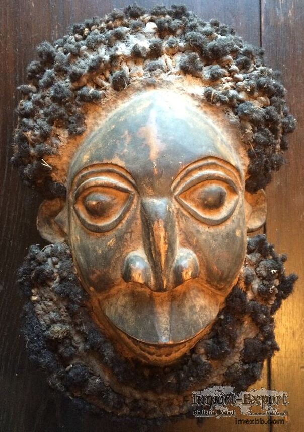 Bamileke Mask Cameroon Grassland Africa Tribal Antique