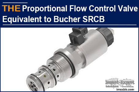 The Proportional Flow Control Cartridge Valve equivalent to Bucher SRCB has