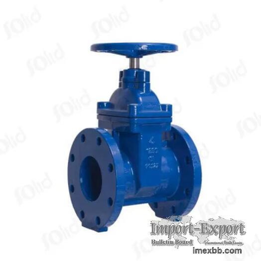 Flanged end gate valve