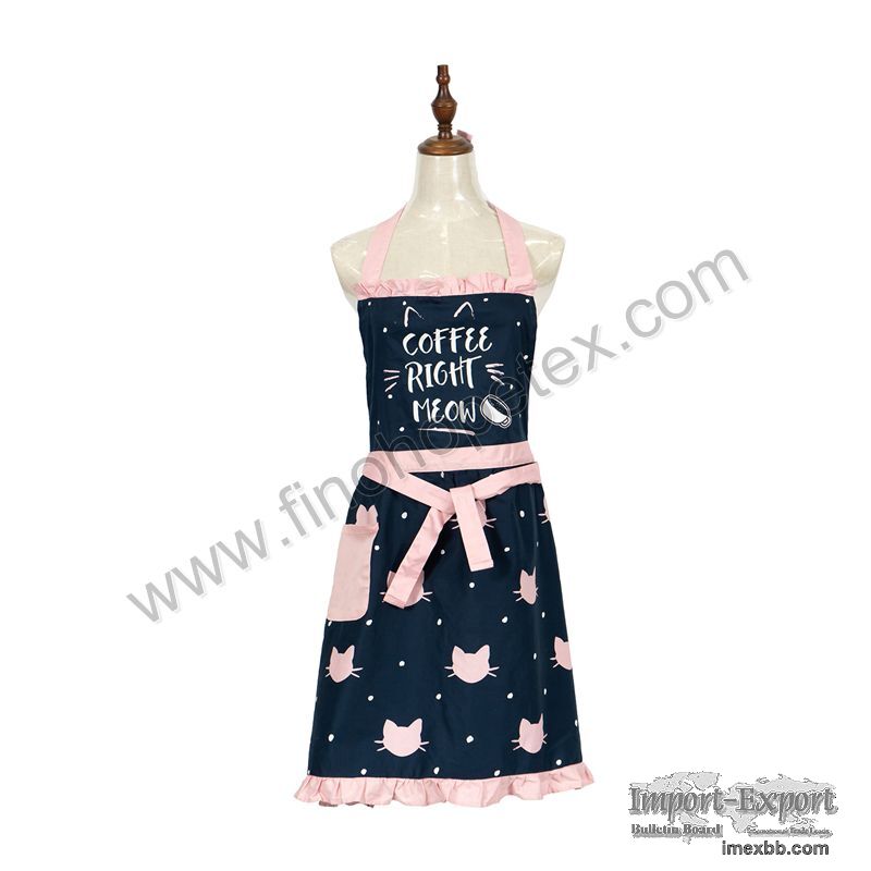 Vintage Floral Apron for Women