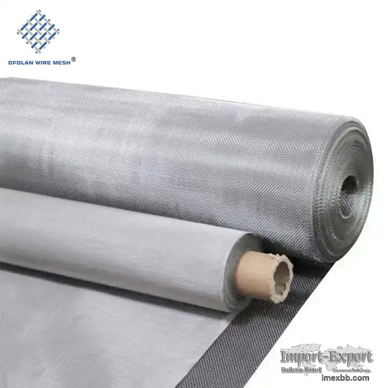 High Temperature Stainless Steel Wire Mesh Non-toxic Filtration 