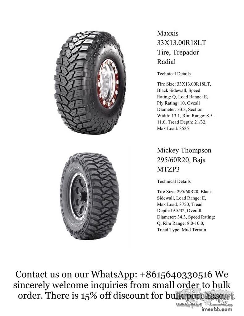 Mickey Thompson 295/60R20, Baja MTZP3