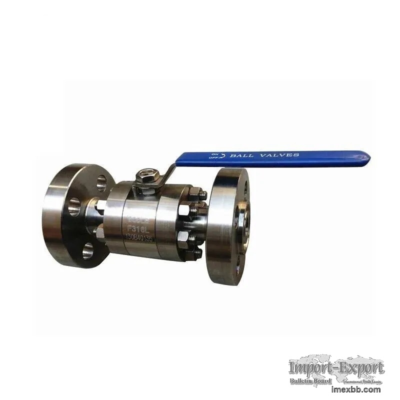 Three Piece Ball Valve, ASTM A182 F316L, 2 Inch, 1500 LB, RF