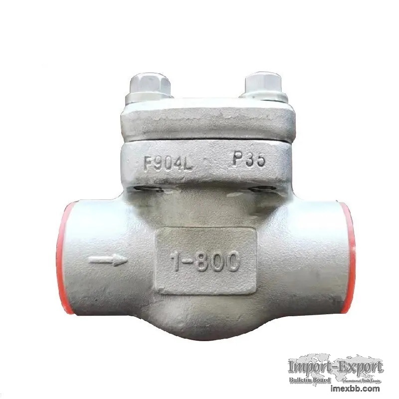 ASTM A182 F904L Lift Check Valve, API 602, 1 Inch, 800 LB, SW