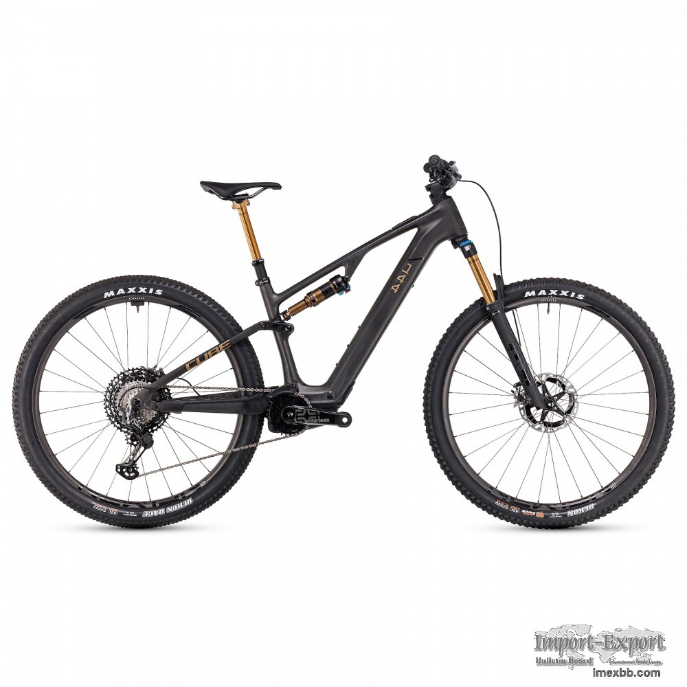 CUBE AMS HYBRID ONE44 C:68X SLT 400X - Carbon Electric Mountain Bike - 2025