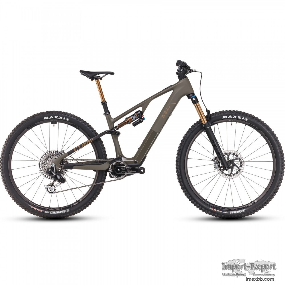 CUBE AMS HYBRID ONE44 C:68X SUPER TM 400X - Carbon Electric Mountain Bike -